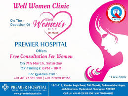Click here to learn more. Free Consultation For Women At Premier Hospital On The Occasion Of Women S Day Premier Hospital