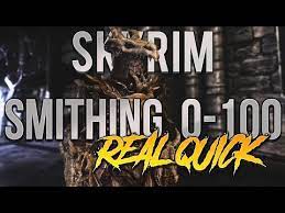 To quickly level smithing, you should primarily focus on leather bracers and iron daggers, due to the fact these are two of the cheapest items to smith, and can be sold to cover any expenses. Skyrim How To Level Up Smithing Fast Skyrim Level Up Fast Youtube Bluevelvetrestaurant