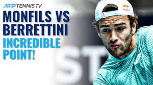 Berrettini acumula dos victorias en esta atp cup, ante el austriaco dominic thiem y el francés gaël monfils. Gael Monfils Matteo Berrettini Play Amazing Tennis Point Atp Cup 2021 Shorts Youtube