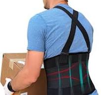 Back Brace for Men Lower Back Heavy Lifting with Suspenders, Back Support  Belt for Work, Lower Back Brace with Lumbar Support for Back Pain Relief,  ...
