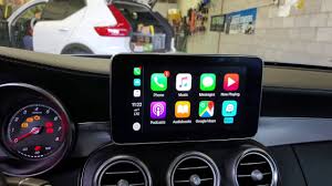 Mercedes C300 2017 Apple Carplay To Factory Screen Youtube