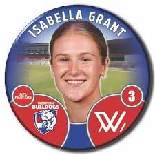 2022 AFLW Western Bulldogs Player Badge