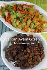 Kumpulan Resep Asli Indonesia Jeroan Ayam Goreng Recipe Ayam Goreng Resep Ayam