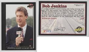 Legendary broadcaster bob jenkins, who lent his voice to a multitude of nascar and indycar races during his career, passed away on monday, aug. 1992 Maxx Update Black Bob Jenkins U25 Ebay