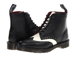 Black And White Wingtip Doc Martens Dr Martens Affleck Brogue Boot For Men Boots Black Lace Boots Black Lace Up Boots