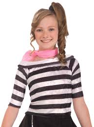 Women's 50s hairstyles for short hair, medium hair, long hair, black hair, updos, pinup hair, ponytail, headbands, french twist, chignons, and hair jewelry. 1950s Sock Hop Girls Costume Top Walmart Com Walmart Com