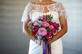 See more ideas about purple wedding, wedding flowers, purple wedding flowers. Bride Coloful Wedding Pink Purple Red Bouqet Wedding Dress Lace Wedding Dress Kate Belle Photography Four Seasons Atlanta 17 Chicago Style Weddings