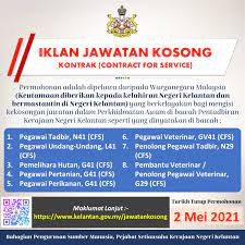 January 28, 2016 admin jawatan kosong badan berkanun, jawatan kosong kerajaan, pulau pinang. Iklan Jawatan Kosong 1 Kerajaan Negeri Kelantan Facebook