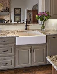 Kitchen Countertop Ideas White Ice Granite Countertop Apron Sink Hardwood Flooring Kitchen Cabinets Decor Kitchen Design Kitchen Remodel