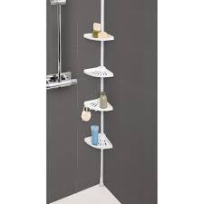 Achetez chez home24 de quoi meubler votre salle de bain! Etagere D Angle Extensible Gifi 351275x Serviteur De Douche Etagere Angle Salle De Bain Douche Angle