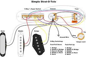 Simple Strat O Tele For Tele Wiring Diagram Telecaster Guitar Building Wire