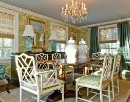 Chinoiserie Chic Dining Room Furniture Modern Traditional Dining Room Bamboo Dining Chairs