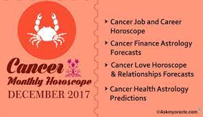 The year 2022 brings more optimism for cancer. December 2017 Monthly Horoscope For Cancer