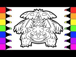 メガシンカ mega evolution) is a temporary transformation introduced in generation vi that affects certain pokémon. Pokemon Coloring Pages Mega Venusaur Evolution Colouring Book Fun Youtube