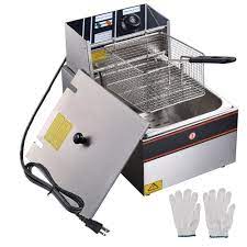 Oster deep fryer stainless steel compact small mini electric home kitchen food. Stainless Steel Electric Countertop Fat Deep Fryer 12l Yescomusa