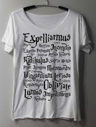 Harry Potter Sort Shirt Sortilege Chemises Par Thinkinggallery 15 00 Harry Potter Tshirt Harry Potter Spells Harry Potter
