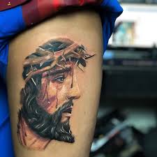 E para vós agradecer, divulgarei esta graça para que os homens, aprendam a ter fé e confiança em vós. Tatuagem De Jesus Cristo 70 Inspiracoes Cheias De Fe