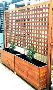 Terrasse Trellis Pflanzer Sichtschutz Im Freien Blumenkasten Mit Spalier Privatsphare Bildschirm In 2020 Patio Trellis Outdoor Planter Boxes Planter Trellis