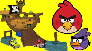 Angry Birds Kizgin Kuslar Jenga Korsan Domuz Saldirisi Oyunu Super Oyuncaklar Youtube