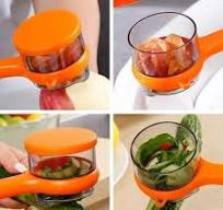 New Peeler Non-Splash Storage Peeling Artifact Household Scratcher Multi-Functional Plane Peeler ... Color Random [Orange-Green] 1