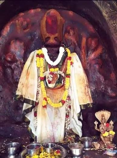 Sri Hemachala Lakshmi Narasimha Swamy Temple, Mallur, Telangana The temple  is a cave on the Hills near the Godavari River bank , 90 km from  Bhadrachalam. The main attraction of the inconspicuous