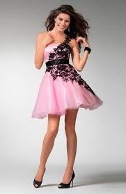 I like how a one shoulder mini dress looks with sneakers, so if you agree with me, then try to repeat an outfit with a light blue belted one shoulder mini dress with ruffles, white sneakers, hot pink earrings and a brown leather small bag. Wedding Hairstyles For One Shoulder Dress Hairstyles Vip