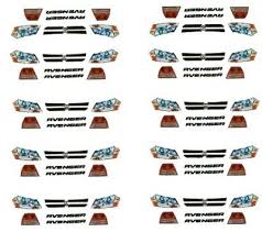 Scale ratio could be set by yourself, supports different length units, including imperial units and metric units. Dodge Avenger Headlight And Tailights Nascar 1 24th 1 25th Scale Decals Ebay