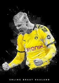 👤 first fan profile of erling braut haaland 📷 hd photos & videos ➡️ dm for business. Erling Braut Haaland Poster Print By Creativedy Stuff Displate Lionel Messi Barcelona Football Poster Cristiano Ronaldo Lionel Messi
