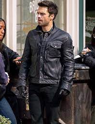Bucky Barnes The Falcon And The Winter Soldier Sebastian Stan Jacket Sebastian Stan Winter Soldier Bucky Barnes