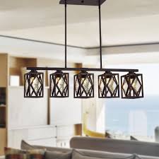 fanwel oil rubbed bronze 5 light linear