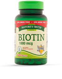 Biotin 1000 Mcg Nature S Truth Biotin Vitamins Vitamin Tablets