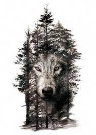Chest Or Sternum Temporary Tattoo Chest Musictattooideas Sternum Tattoo Temporary Wolftattooideas Forest Tattoos Wolf Tattoos Wolf Sleeve