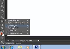 You can draw the line in the shape of an rounded rectangle with outline set to no fill. How To Draw A Circle Without Fill In Photoshop Cs6 Howtech