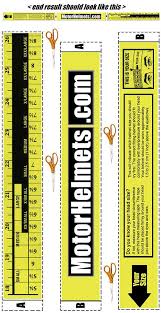 Hjc Sizing Chart Motorcycle Gear Motorcycle Helmet