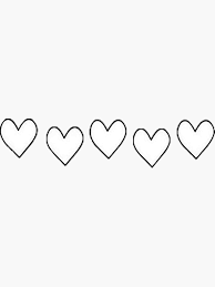 Love Hearts Sticker By Strangdesigns Redbubble White Instagram Theme Theme Dividers Instagram Black And White Instagram