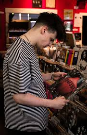 I Will Follow You Into The Dark Yungblud Piano Record Shopping With Yungblud Dominic Harrison Record Shop Robert Smith The Cure