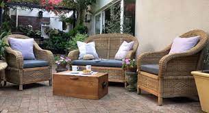 Cane Patio Set 4 Seater New Cushions And Table Not Included For Sale In Montague Drive Terraza Jardin Terrazas Jardines
