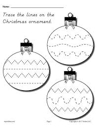Some of the christmas math worksheets may be fairly large due to the number of images included. Printable Christmas Ornament Line Tracing Worksheet Printable Christmas Ornaments Christmas Worksheets Preschool Christmas Worksheets