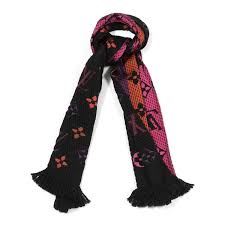 Get the lowest price on your favorite brands at poshmark. Louis Vuitton Wool Silk Rainbow Logomania Scarf Black 638626 Fashionphile