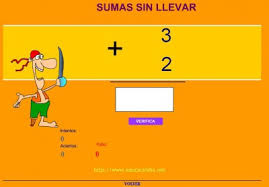 Con estas fichas de actividades los niños aprenderán la diferencia entre sumas y restas. Sumas Primaria Coleccion De Recursos Interactivos Orientacion Andujar