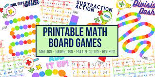 In the instructions on the math board games, you will realize that learning mathematics is the way to play it. Printable Math Board Games Addition Subtraction Multiplication And Division Views From A Step Stool
