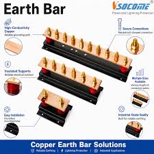 Copper Grounding Bar - Reliable Earth Connection Solutions