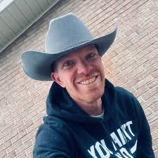 Texas sticker with two tone hat