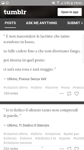 Pin Di Michela Spissu Su S O L O P A R O L E Citazioni Canzoni Lacrime