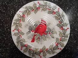 Make christmas morning a cracker barrel feast by making and serving pancakes, fried apples, and pure maple syrup. Cracker Barrel Plaid Tidings Christmas Dinner Plate Cardinal Holly Bird Red 479252589
