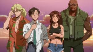 The Lagoon Company Benny Rock Revy And Dutch Black Lagoon Anime Black Lagoon Animes To Watch