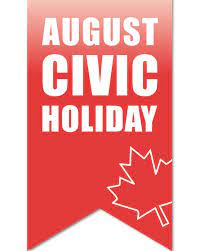The civic holiday is a holiday observed in most provinces and territories on the first monday of august. Canada Civic Holiday
