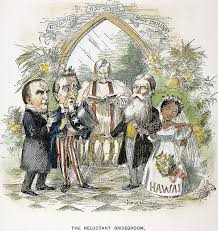 Hawaiian Annexation 1897 By Granger Advertising History Graphic Illustration American Imperialism