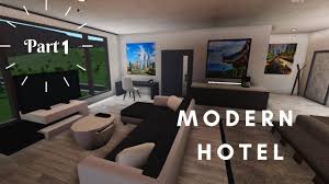 I hope you enjoy this video!second part of the intro make by: Modern Interior Design Bloxburg Hotel Lobby