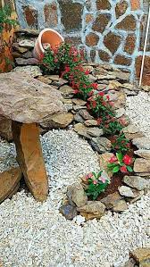 A rock garden can add beauty and style to any landscape, especially if your property has a pronounced slope on one side. Simple Rock Garden Decor Ideas For Front And Back Yard 22 Rock Garden Landscaping Backyard Garden Backyard Landscaping